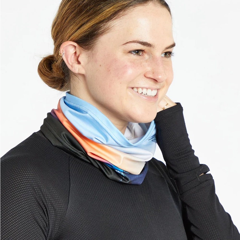 NWT Oiselle Sunset Gradient Gaiter